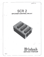 McIntosh SCR-2 - Service manual